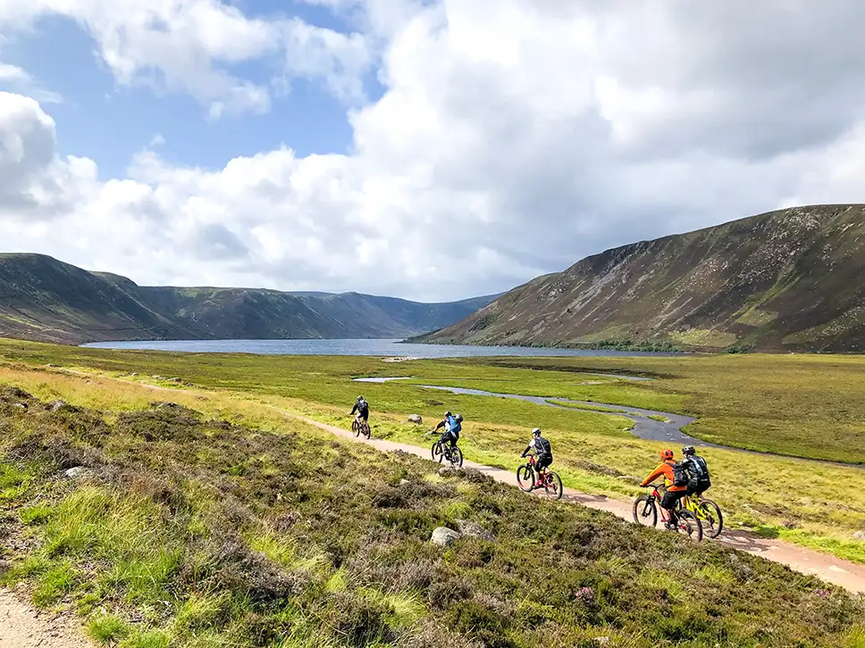 Cycling Loch Muick